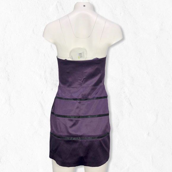 NWT BCBGeneration Violet Seamed Bustier Dress Sz 4 - Picture 4 of 11